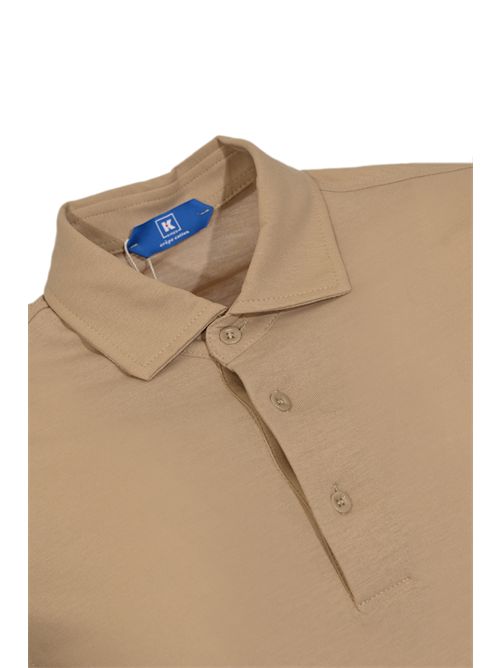 Polo Positano in maglia di cotone Beige KIRED | WPOSI W8321003